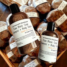 Raw Black Soap Shampoo Body Wash